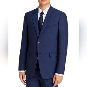Theory Weller HC New Tailor 2 Navy Blue Blazer in Virgin Wool and Lycra Career